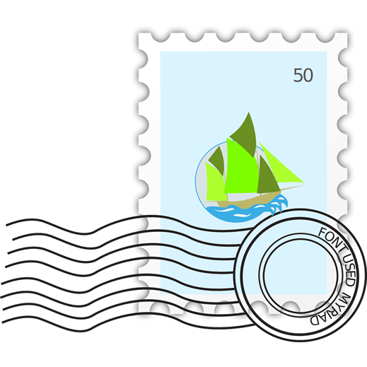切手のイラスト